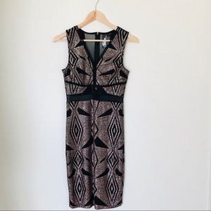 Metallic bodycon dress, NEW